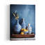Nature morte Harmonie bleue, style rustique traditionnel vintage, affiche murale-1856606147