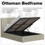 Upholstered Ottoman Bed