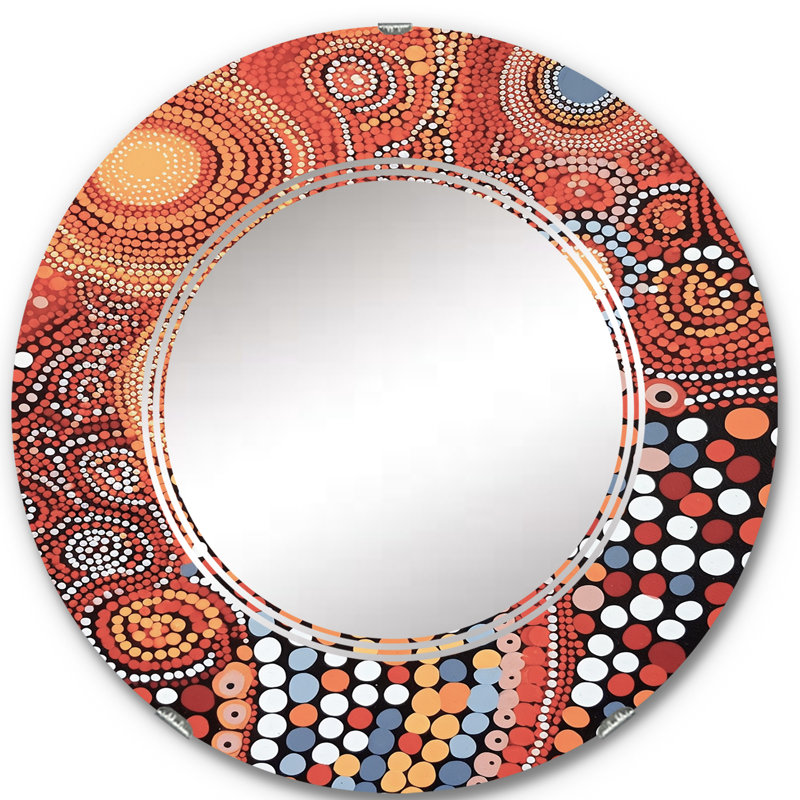 Miroir mural rond Daisytown, 24 po x 24 po
