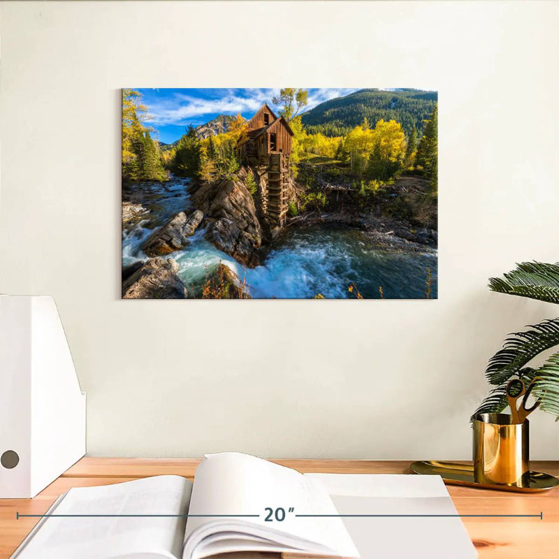 Ravi Crystal Mill Colorado, 8" H x 12" W