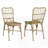 Set Of 2 Outdoor Rattan Chairs-275421505