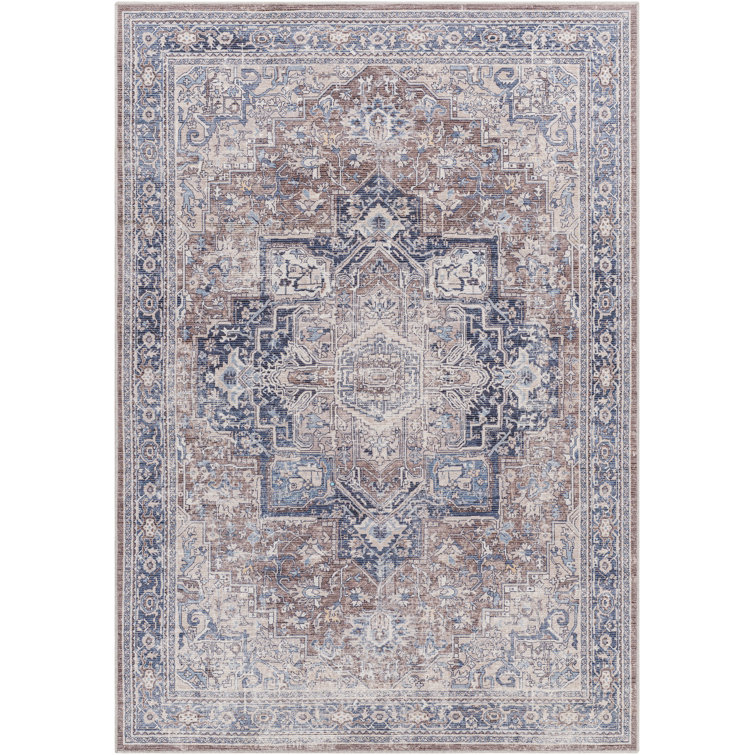 Orhideja Performance Washable Oriental Indoor Rug