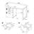 3-Drawer Reversible Office Desk(Desk)-998942227-998942237