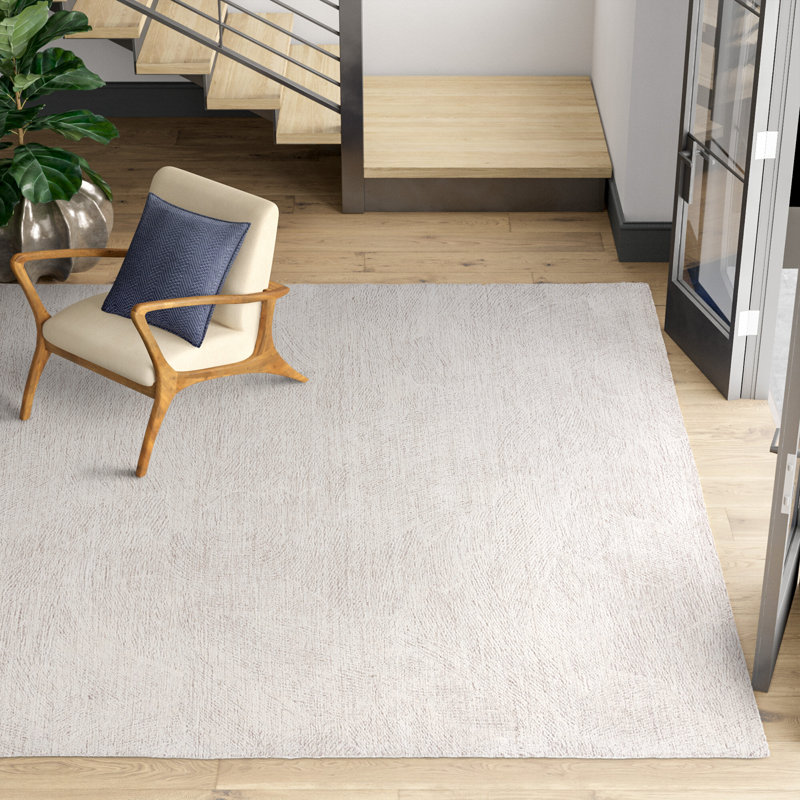 Tapis naturel / ivoire Airan, Rectangle de 10 pi x 14 pi