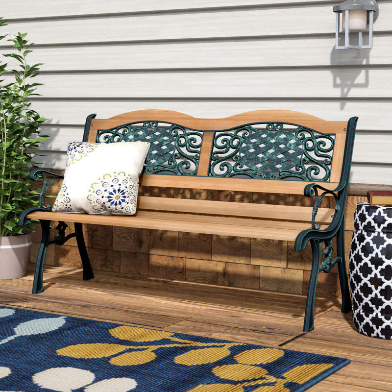 Eger Solid Wood Outdoor Bench