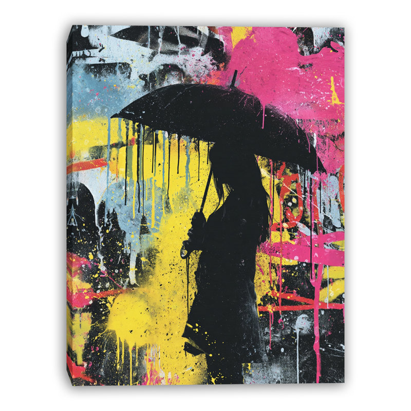 Art mural sur toile Midnight Walk, L 24 po x H 36 po x P 1,5 po