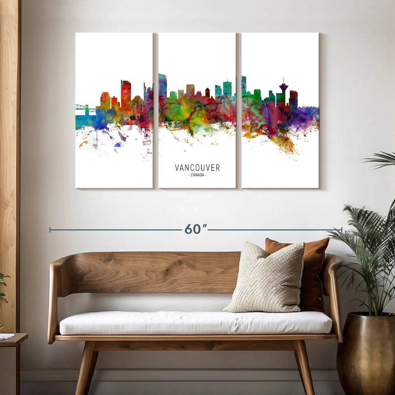 Nicci Vancouver Canada Skyline I, H 32 po x l 50 po