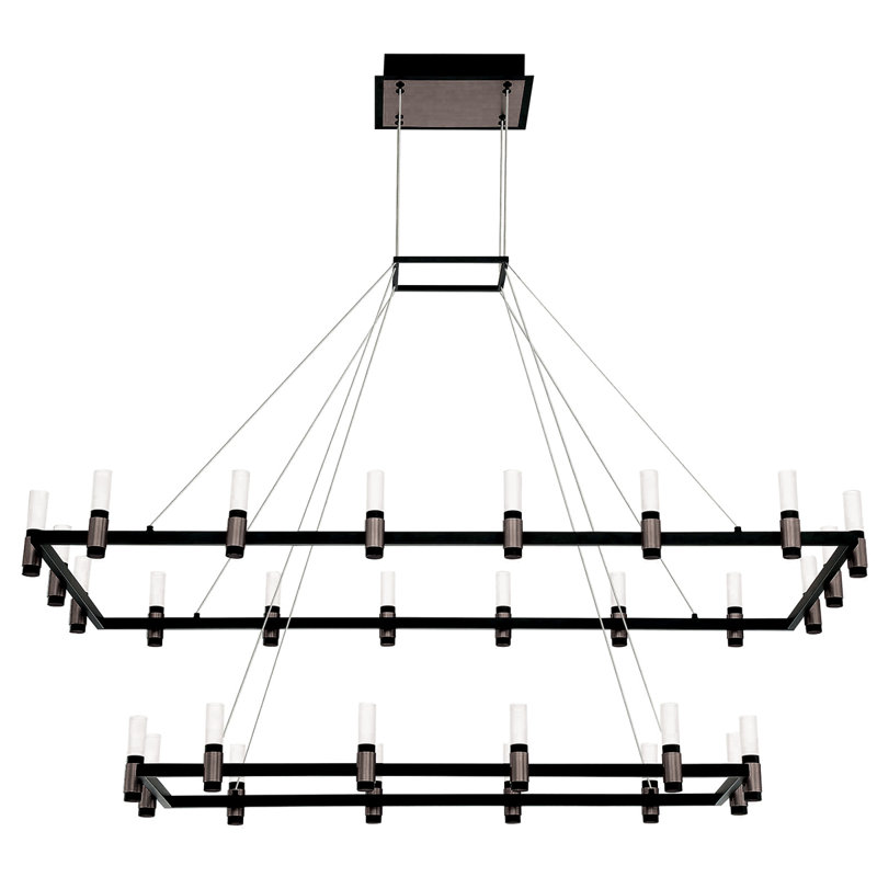 Grand lustre 2 niveaux 30 lumières Altamont