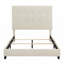 Lit plateforme capitonné et capitonné avec structure durable, mousse confortable et tissu adapté aux familles pour un sommeil réparateur-1118903827-1118903824