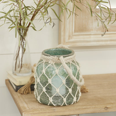 Glass Tabletop Candle Lantern