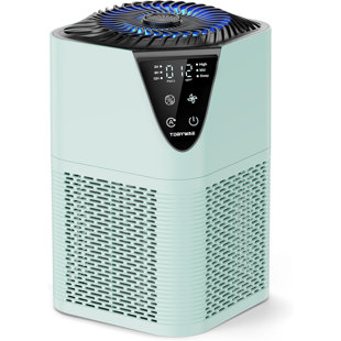 Purificateur d'air HEPA pour les grandes pièces (jusqu'à 1076 pieds carrés): filtre H13, 25dB silencieux, élimine la fumée, les squames d'animaux, le pollen, avec capteur de qualité de l'air et diffuseur