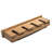 Teixeira Solid Wood Wall Mounted Wine Glass Rack in Brown