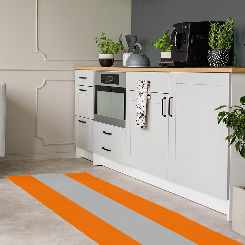 Tapis de zone orange, Tapis de couloir 2 pi 6 po x 8 pi