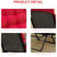 Fauteuil Red Zero Gravity, inclinable et pliable avec coussin et support latéral, capacité de 264 lb, table rembourrée pour l'intérieur et l'extérieur