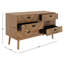 Commode double 6 tiroirs l 56 po-1090920699