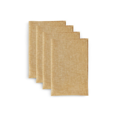 100% Pure Linen Dinner Napkins - Athena