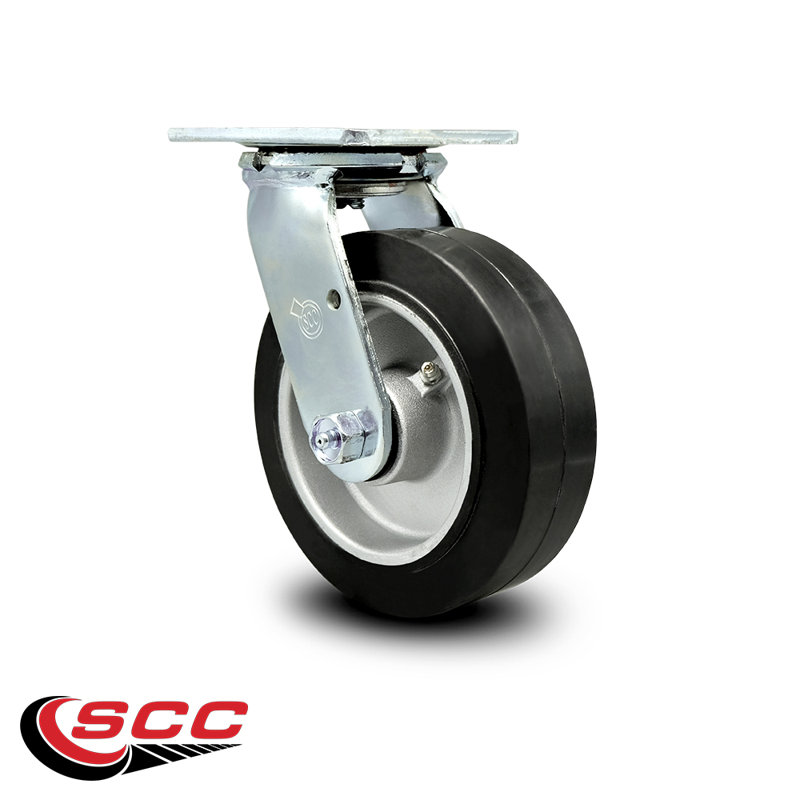 Rubber and Aluminum Caster