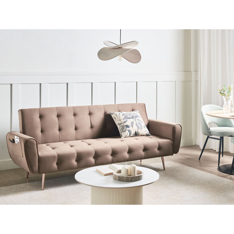 Selnes 3 Seater Sofa Bed, Brown