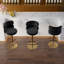 Swivel Yes Bar Stool with Stainless Steel Frame