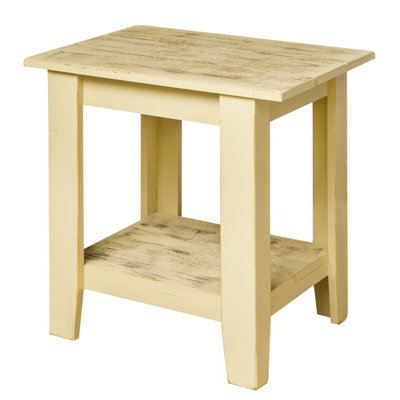 Brahear Solid Wood End Table