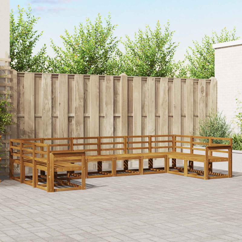 363cm Wide Patio Sectional Set