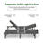 Head Quick Assembly Adjustable Bed Frame with Remote Control-1426896337
