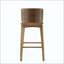 Tabouret de bar d'intérieur en bois, fini, ensemble de 2