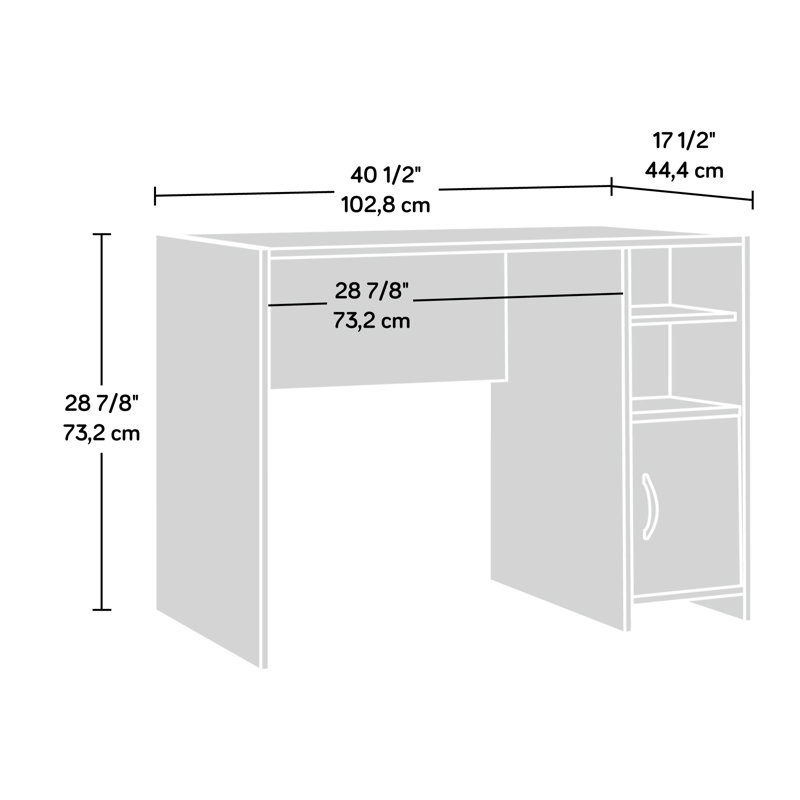 Bureau transitionnel avec rangement (sans la chaise)
