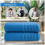6 Pack Premium Ribbed Cotton Towels, Everyday Comfort Hand, Bath Towels & Sheet, Soft Feel, Quick Dry & Highly Absorbent-124328165-118474356