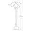 Riehle 157.5cm Bronzed Traditional Floor Lamp
