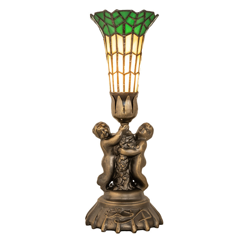 Lampe d'appoint 13 po, Vert / Jaune