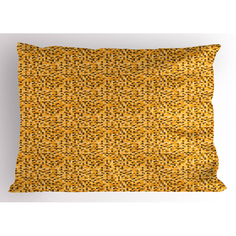 Ensemble de 2 taies décoratives Ambesonne - jaune et brun - rétro 135539, H 20 po x l 36 po