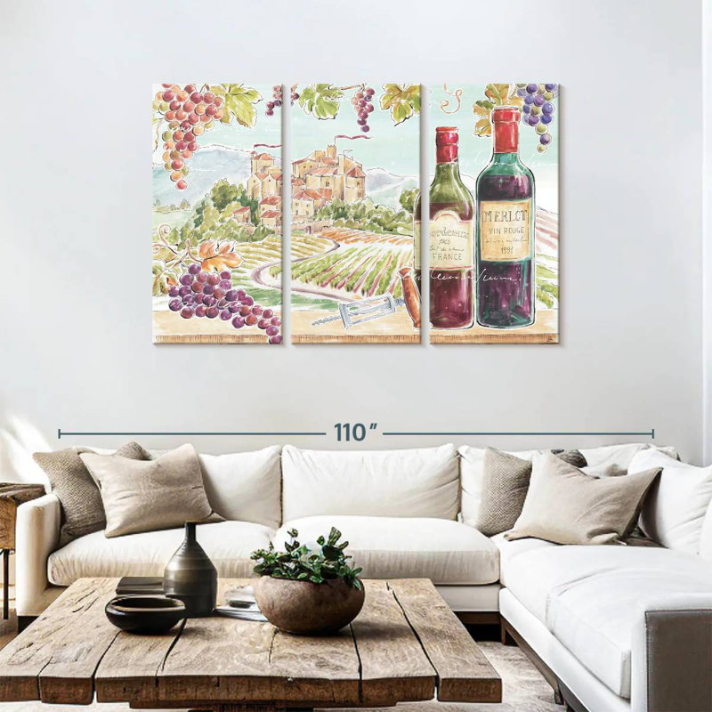 Yarlin Wine Country II, H 48 po x l 74 po