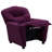 Contemporary Kids Recliner with Cup Holder-56801088