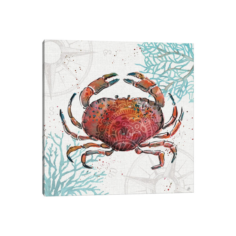 Ocean Finds II by Daphne Brissonnet - Wrapped Canvas Print, 30.48 cm H x 30.48 cm W