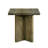 Square Solid Wood End Table