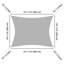 Toile d'ombrage rectangulaire 10 'x 13'-70376629