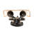 Rustic Lodge Wrought Iron Candle Wall Light