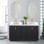 Ensemble de meuble-lavabo double 60 "avec miroir Adela-446898966-446898967-446898964