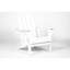 Chaise blanche avec table d'appoint. Détendez-vous dans un fauteuil confortable. . Résiste aux intempéries. Simple assemblage 3 pliant blanc. Profitez des sièges spacieux. . Processus-1013414627