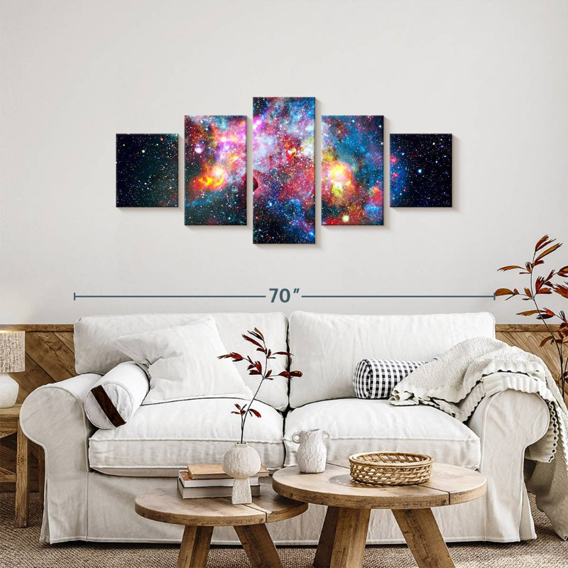 Nebula Clouds, 24" H x 55" W