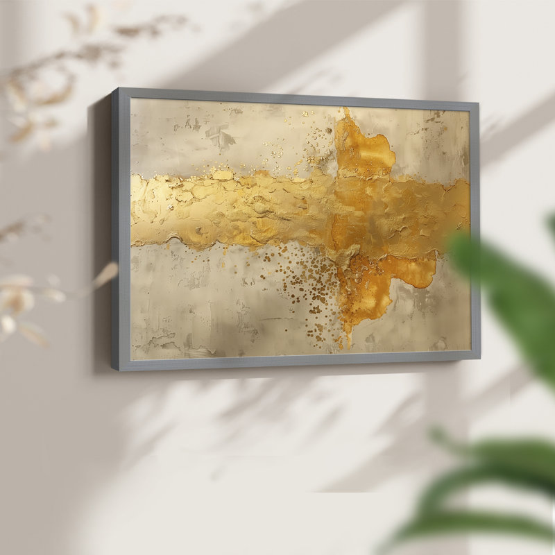 Abstract Series-CLXXX -Framed Print - Restickable, 16" H x 20" W, Gray