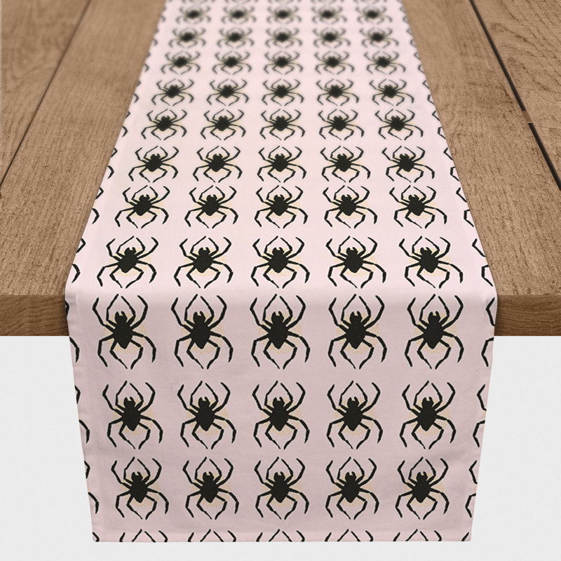 Shamon Halloween Table Runner, 90" L x 16" W