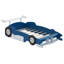 Lit plateforme en forme de voiture de course avec roues-94375253-94375252