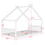 Lit plateforme en métal Scheinman-419165409