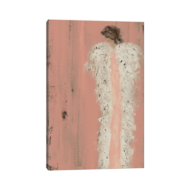 «Angel Look Over Épaule» par Ashley Bradley - impression, H 60 po x l 40po x P 1,5 po