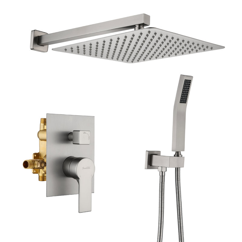 All-In-One Kit with Rough in-Valve, Brushed Nickel