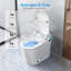 Toilette bidet allongée à double chasse (siège inclus)-96602110