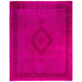 Overdyed One-of-a-Kind 8' 2" X 10' 3" Hand Knotted Area Rug