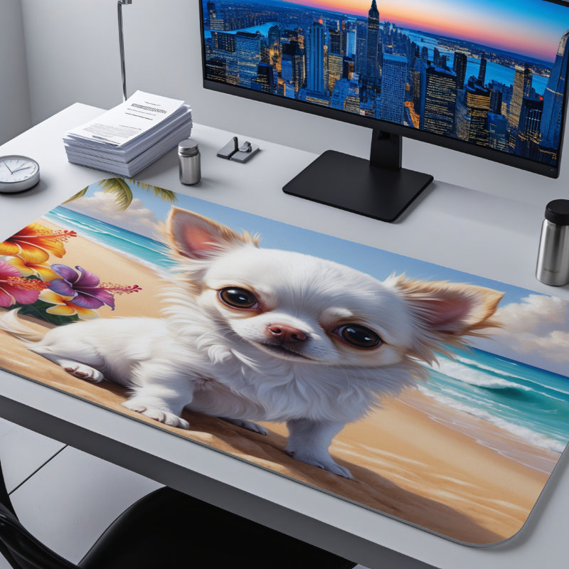 Polyester Desk Pad, 31.5x15.5